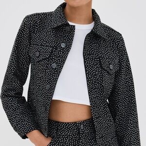 Marc Jacobs Glam Stud Shrunken Trucker Jacket - Resort 2024 Collection
